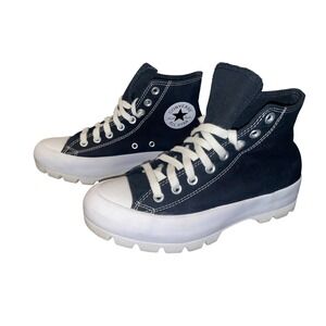 Womans Converse Hightop Platforms Size 8.5